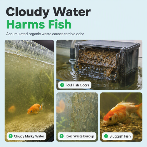 🐠 Activated Carbon Filter Cube for Aquariums – Cleaner, Clearer Water